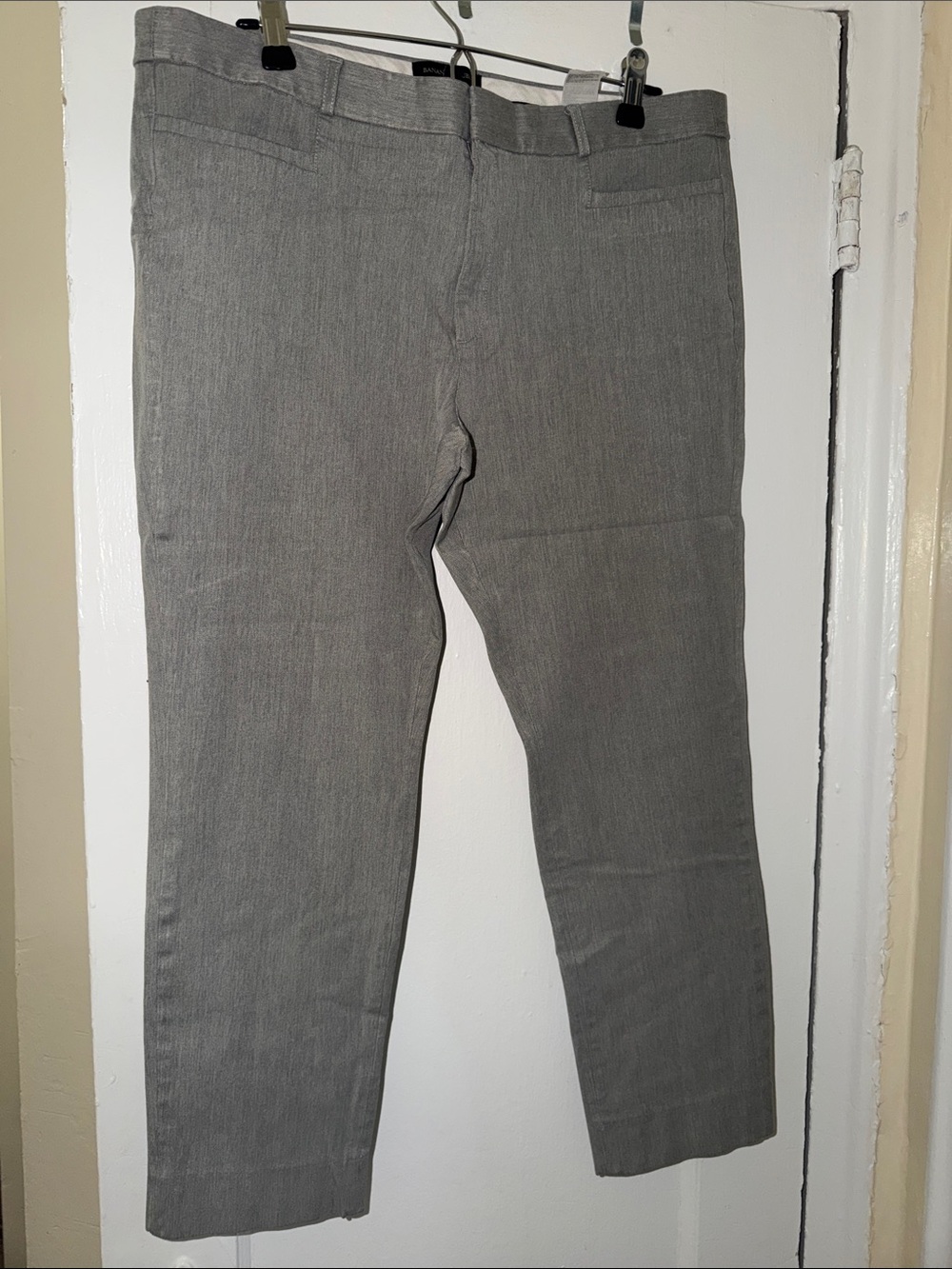 Banana Republic Gray Straight Leg Pants